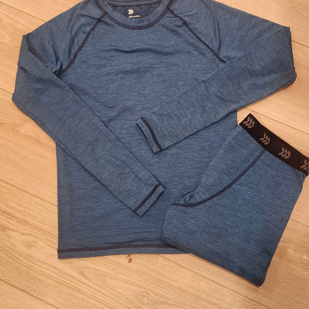 Kids Blue Thermal Base Layer